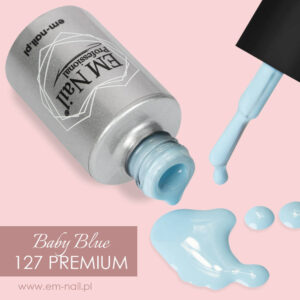 Lakier hybrydowy Premium Baby Blue 127