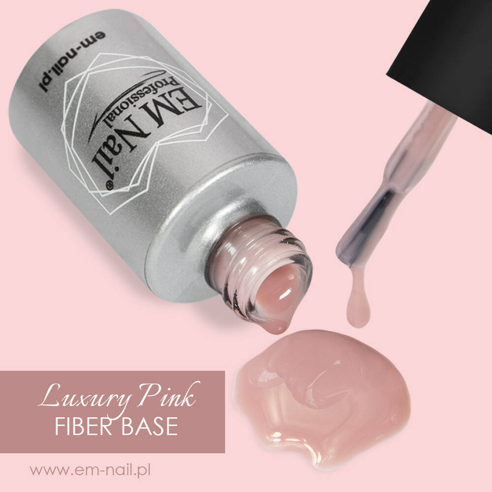 Fiber Base Luxury Pink 6ml EM Nail - obrazek 2