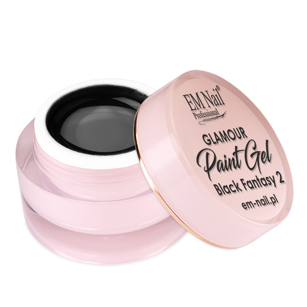 Paint Gel Glamour Black Fantasy 2 - obrazek 2