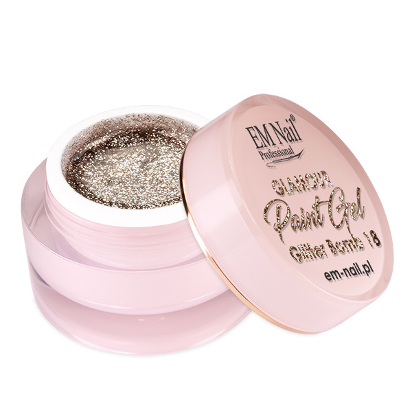 Paint Gel Glamour Glitter Bomb 18 - obrazek 3