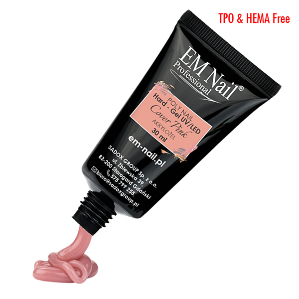Poly Nail Hard Gel - Cover Pink 30ml - obrazek 2