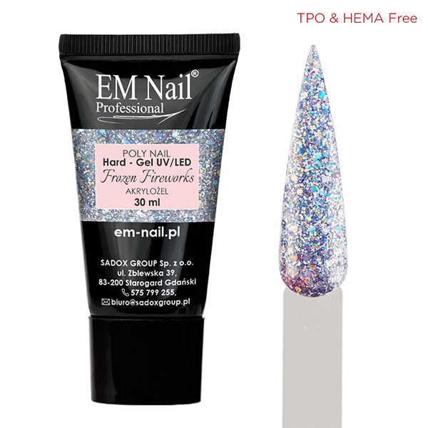 Poly Nail Hard Gel - Frozen Fireworks 30ml