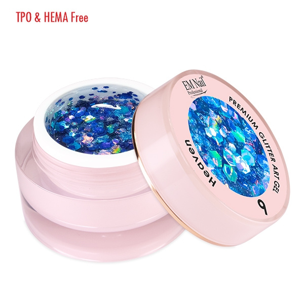 Premium Glitter Art Gel Heaven 9 - obrazek 3