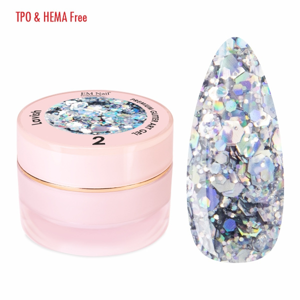 Premium Glitter Art Gel Lavish 2